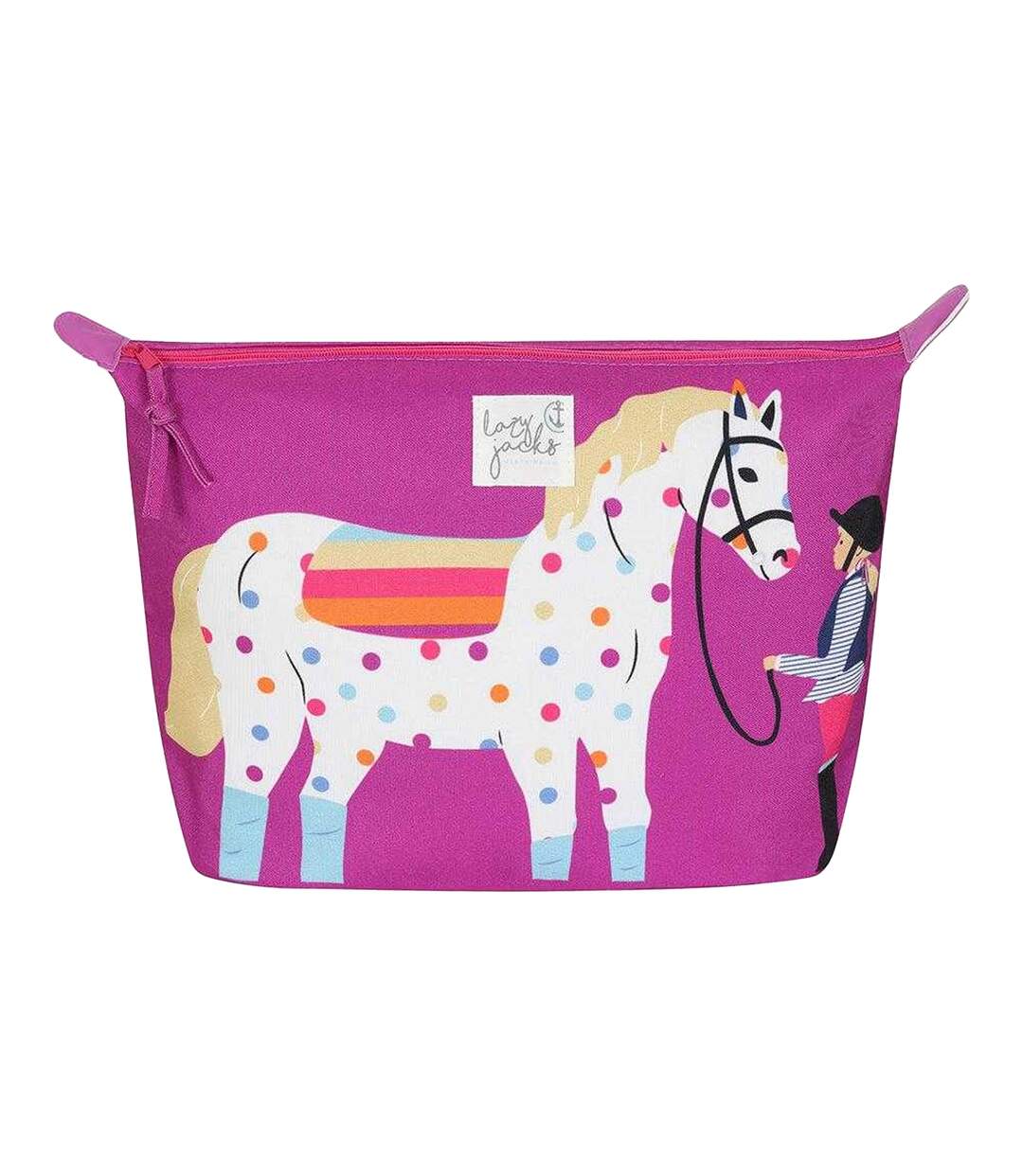 Sac À Cosmétique Motif/style Poney Taille Unique Violet Lazy Jacks-1