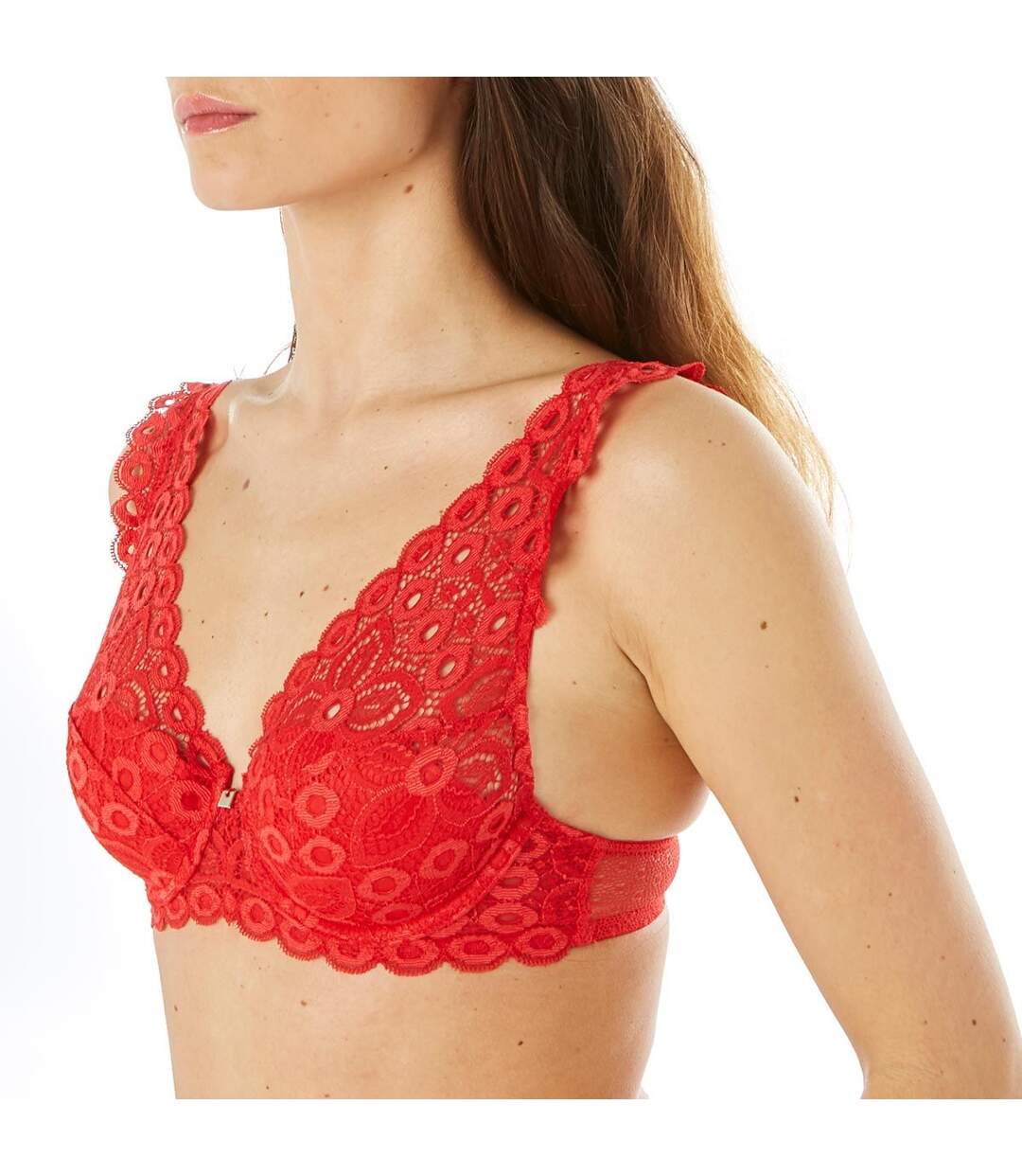 Soutien-gorge ampliforme coque moulée coquelicot Intrépide