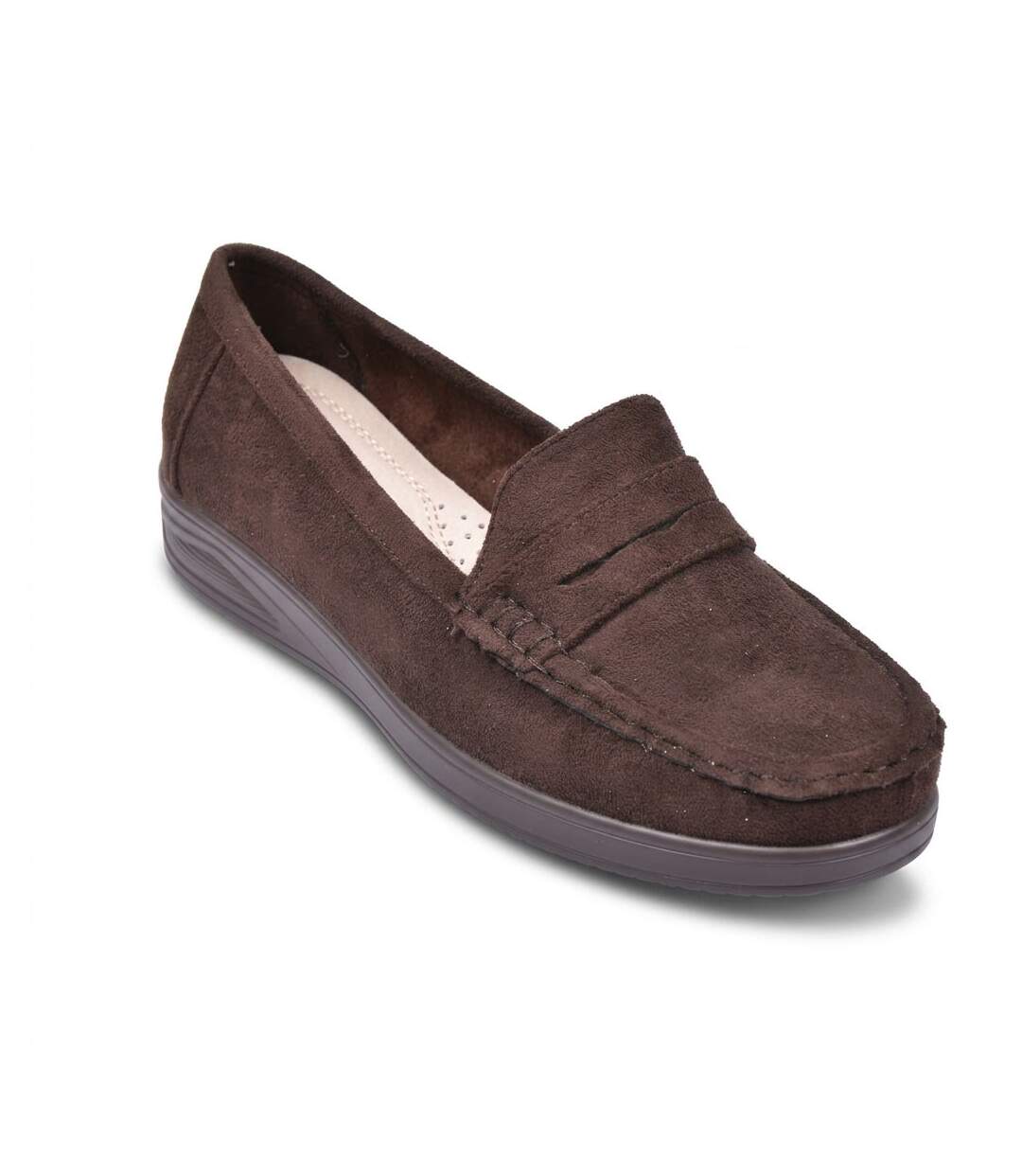 OZABI Mocassins Femme Penny Loafer Daim Confort 36-41-1