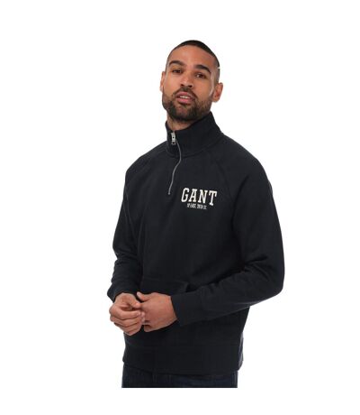 Sweat arch homme bleu Gant