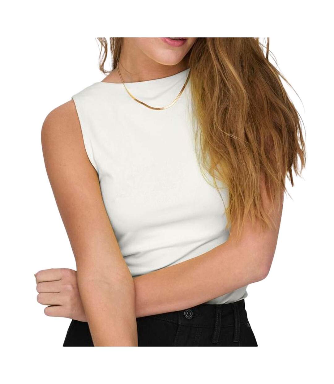 Tops écru femme only onlea - m-2