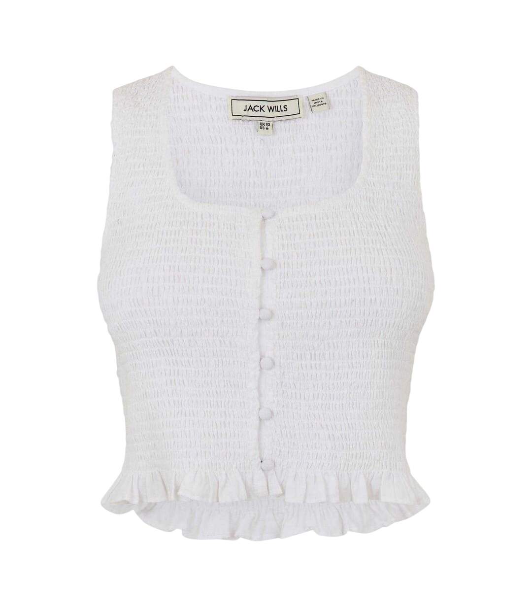 Débardeur Sans Manches Femme Vieux Blanc Jack Wills-2
