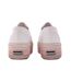 Womens/ladies Cotton Canvas Platform Flatform Trainers White Pink Superga-2