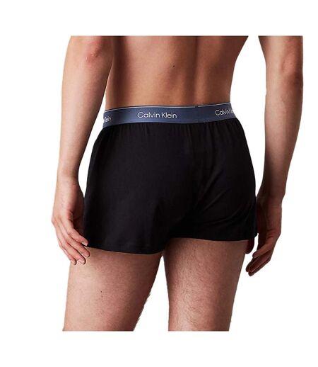 x3 boxers noir homme calvin klein jeans slim - l