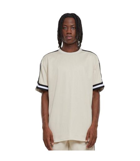 T-shirt Motif/style À Rayures Homme Blanc Cassé Urban Classics