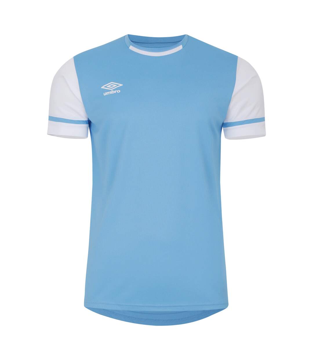 Mens cavelle jersey t-shirt sky blue/brilliant white Umbro-1