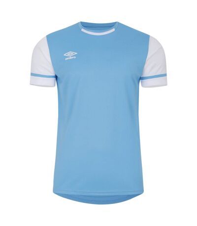Mens cavelle jersey t-shirt sky blue/brilliant white Umbro