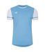 Mens cavelle jersey t-shirt sky blue/brilliant white Umbro-1