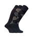 3 Paires Chaussettes Homme Laine Hautes à Losanges-1
