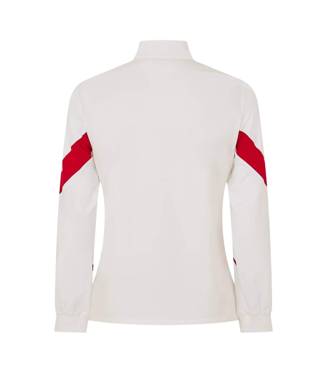 Veste Motif/style Rugby Angleterre Femme Blanc Rouge Castore-2