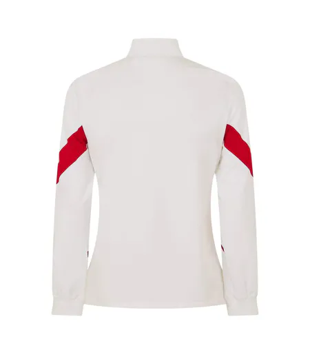 Veste Motif/style Rugby Angleterre Femme Blanc Rouge Castore