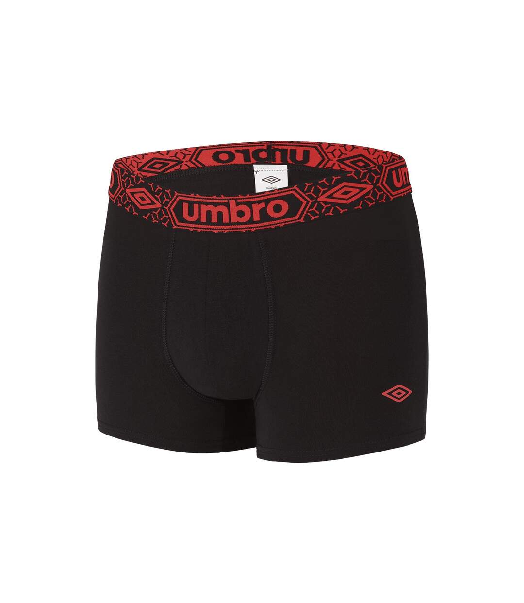 Lot de 4 Boxers coton homme uni ceinture Umbro