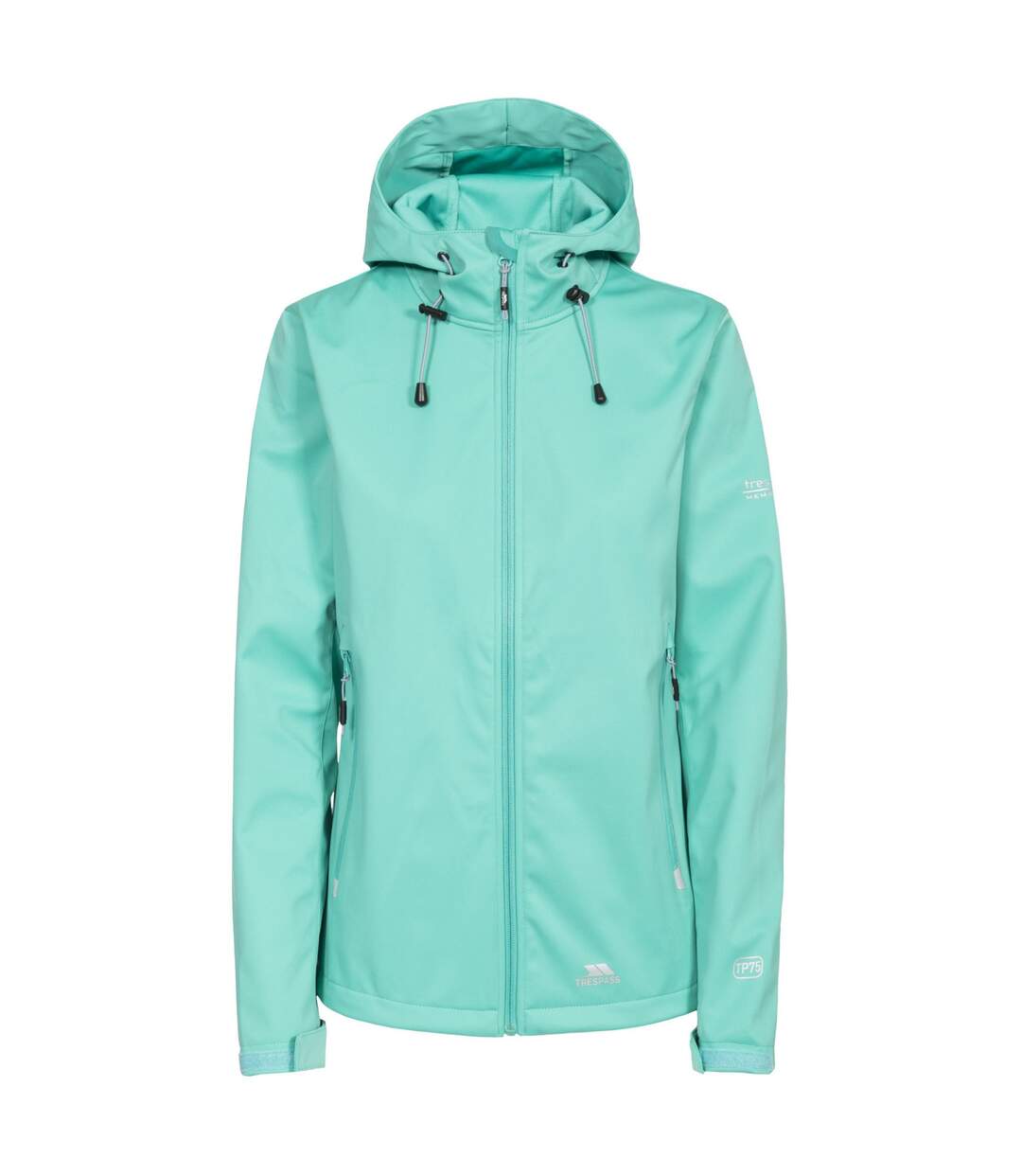 Veste softshell imperméable marsa femme bleu lagon Trespass