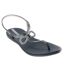 Womens/ladies belle bow sandals black Ipanema-1