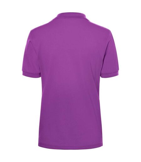 Polo Classic Femme Violet James And Nicholson