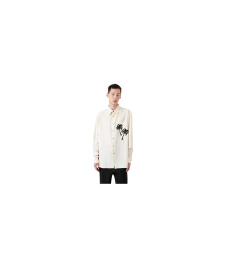 Mens Long-sleeved Shirt Cream Emporio Armani EA7