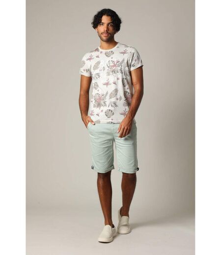 T-shirt en jersey de coton avec print et manches courtes BALINESE