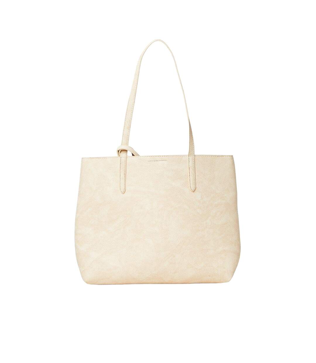 Womens/ladies tatiana tote bag & purse one size cream Dorothy Perkins-1
