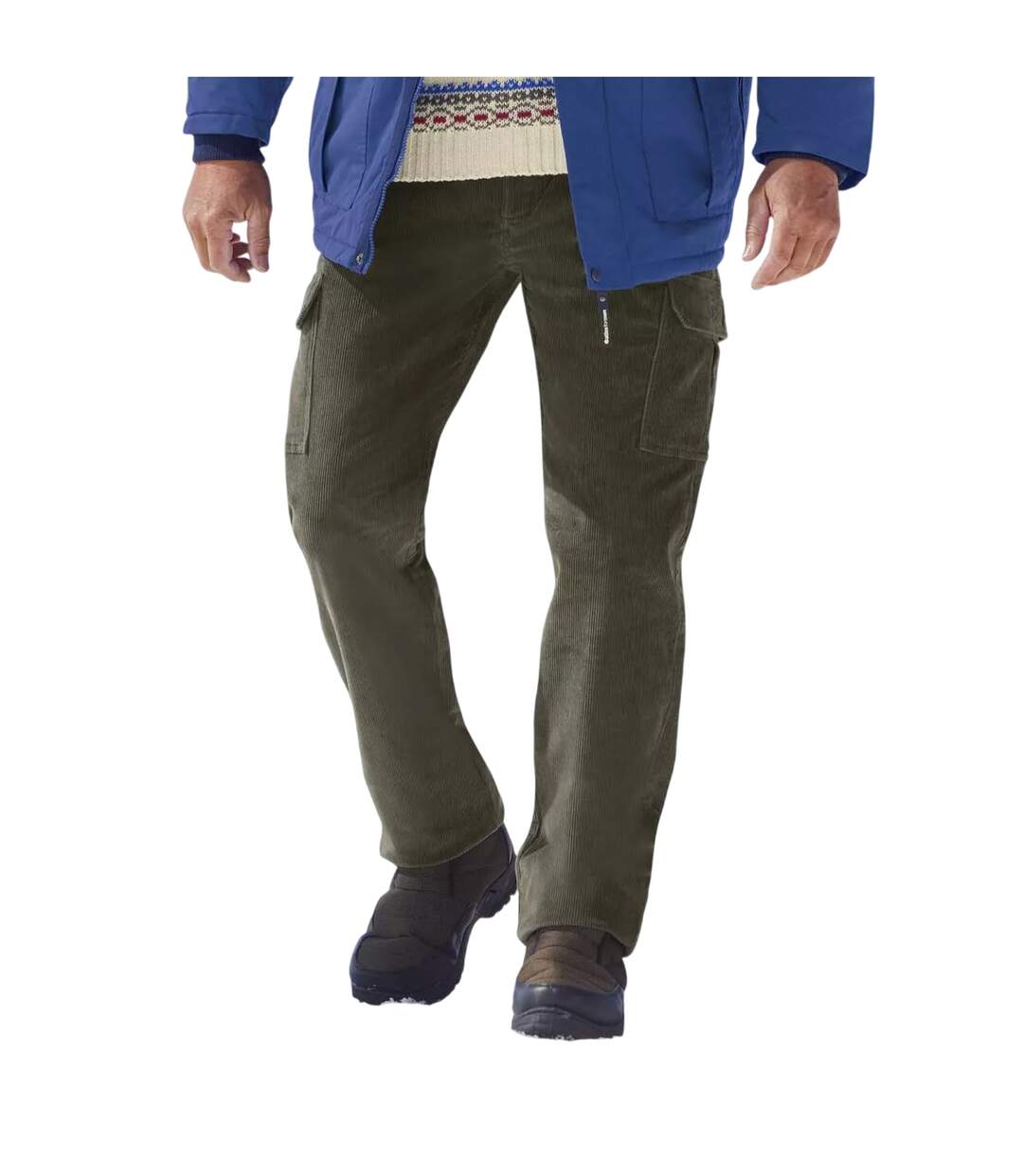 Pantalon cargo homme vert kaki Atlas For Men-2