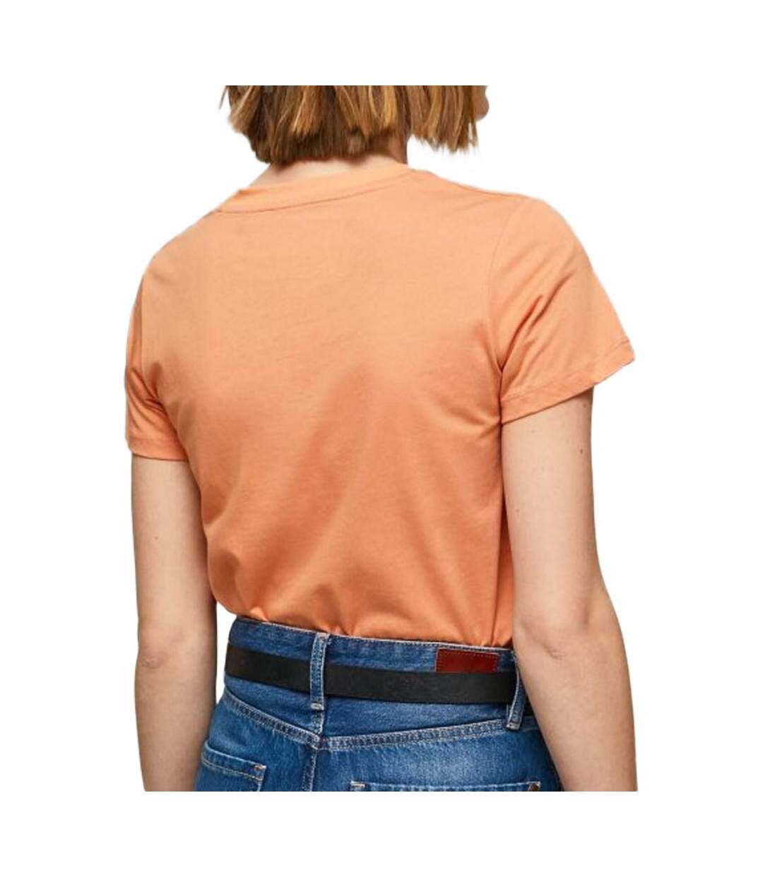 T-shirt Orange Femme Pepe jeans Wendy - S-2