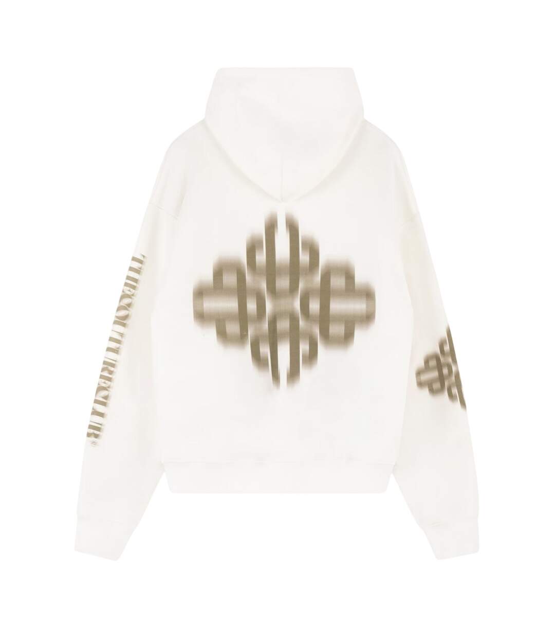 Sweat À Capuche Manches Tombantes Motif/style Imprimé Graphique Adulte Blanc Couture-3
