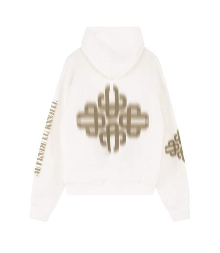 Sweat À Capuche Manches Tombantes Motif/style Imprimé Graphique Adulte Blanc Couture