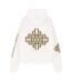 Sweat À Capuche Manches Tombantes Motif/style Imprimé Graphique Adulte Blanc Couture-3