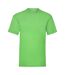 Mens valueweight t-shirt lime Fruit of the Loom