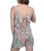 Combishort femme fleuri à  bretelles rose - style féminin et estival-2
