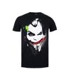 The Joker T-shirt en coton avec visage pour homme (Noir/Blanc/Rouge) - UTTV916