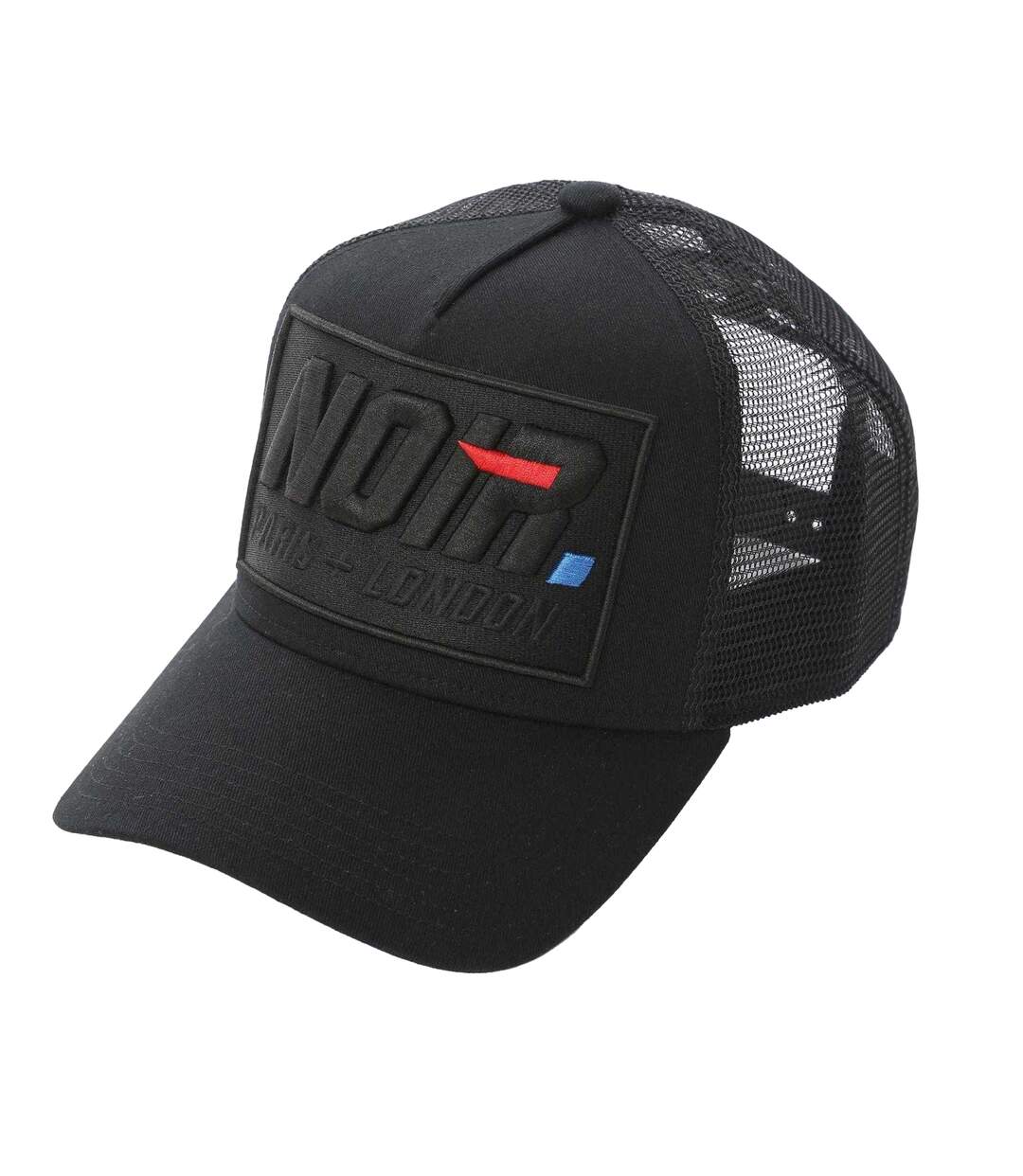 Casquette Trucker Motif/style Logo Brodé Vitesse Homme Noir Societe Noir-1
