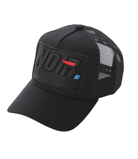 Casquette Trucker Motif/style Logo Brodé Vitesse Homme Noir Societe Noir