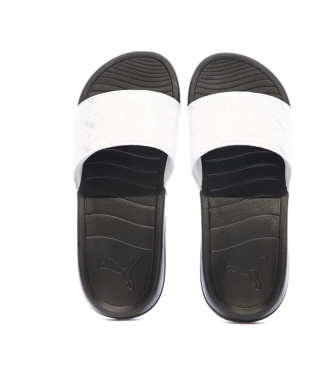 Claquettes blanche/noire homme puma popcat 20 - 39-3