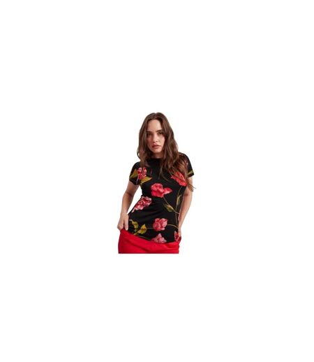 T-shirt Femme Noir Ted Baker