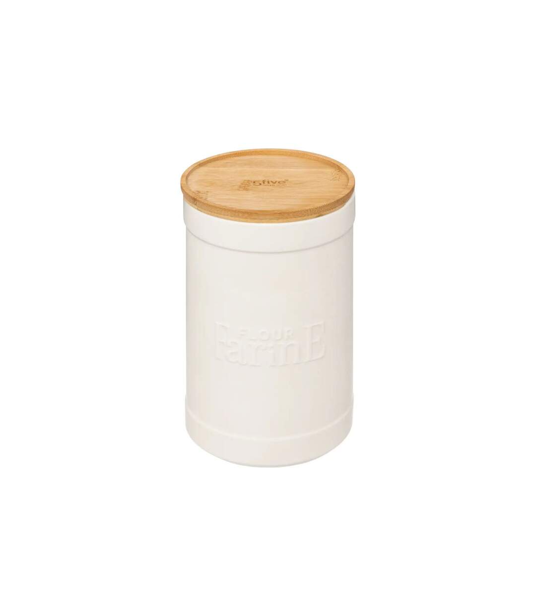 Boîte à Farine Natureo 19cm Blanc-1