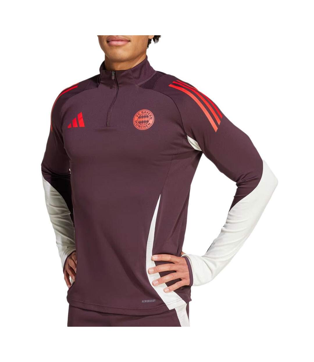 Bayern munich sweat 1/4 zip homme adidas tiro 24-1