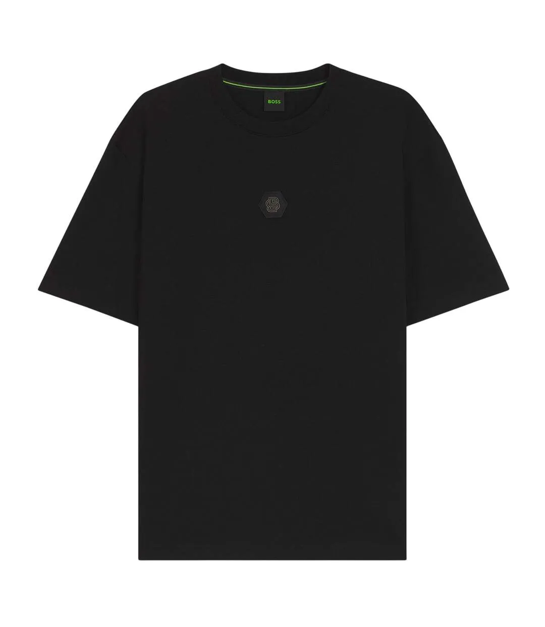 T-shirt Motif/style Monogramme Adulte Noir Boss-2