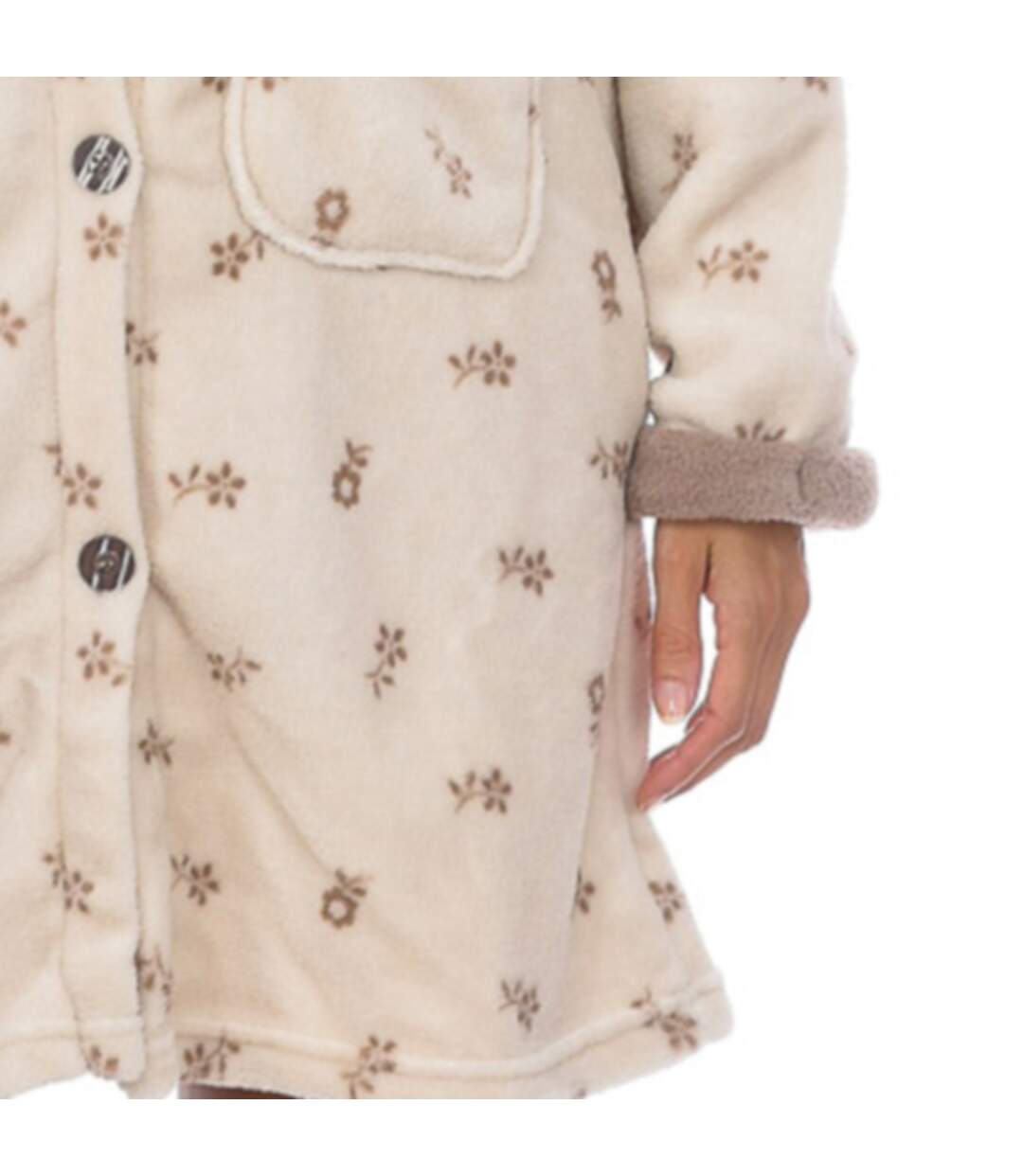 Maribel winter robe with button closure 41813 woman-4