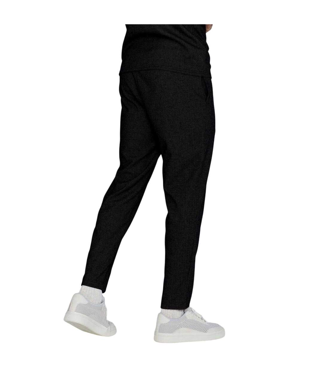Mens Joggers Black SikSilk-3