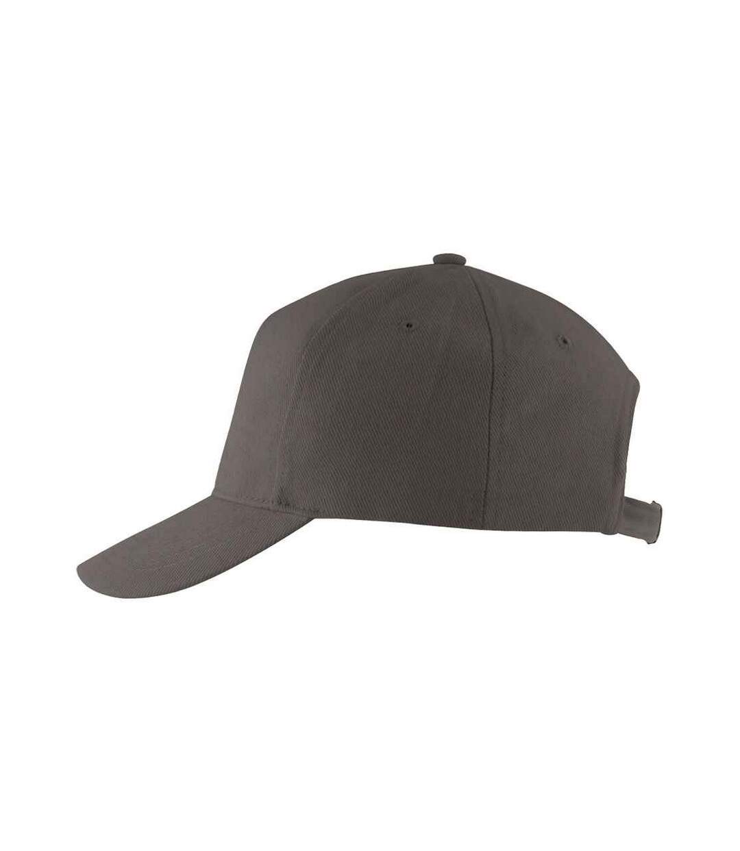 Casquette adulte unisexe gris SOLS-3