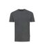 Unisex adult manuel undyed t-shirt heather anthracite Iqoniq-1