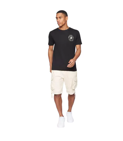 Short À Poches Jamstar Homme Beige Gris Crosshatch