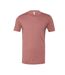 Canvas Triblend T-shirt À Manches Courtes Homme Mauve Bella + Canvas-1
