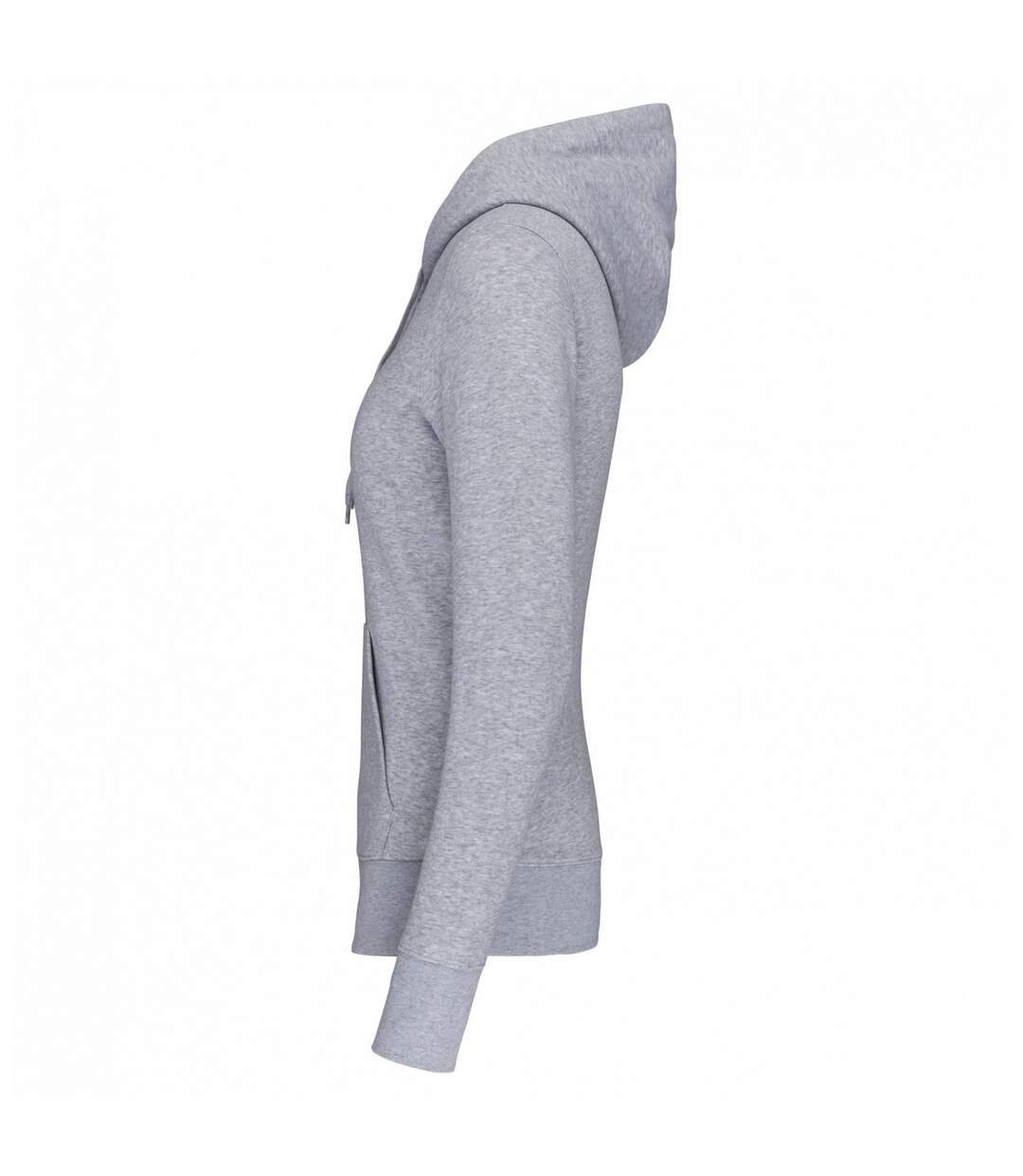 Womens/ladies hoodie oxford grey Kariban