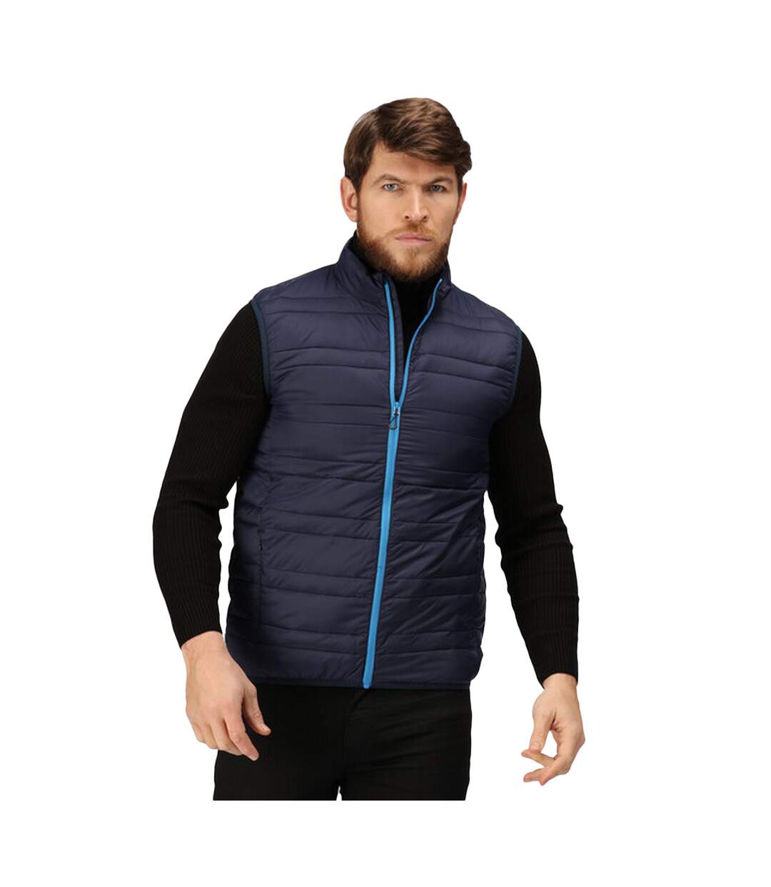 Regatta Mens Fire Down Padded Bodywarmer (Navy/French Blue) - UTRG4506