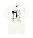 T-shirt Group Shot And Logo Adulte Vieux Blanc Amplified-1