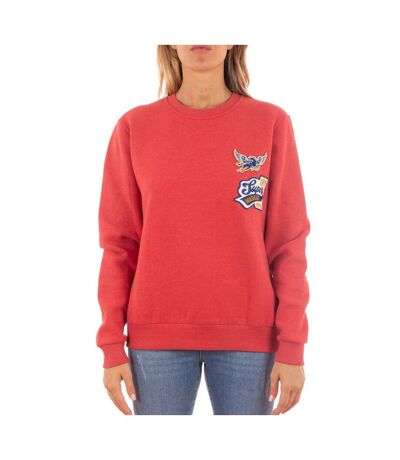 Sweat Rouge Femme Superdry Standard Patch