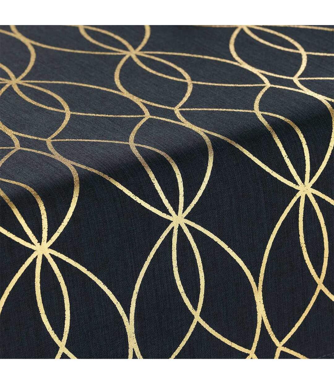 Nappe & Chemin de Table Elipsa 140x250cm Blanc & Noir-2
