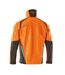 Mens Accelerate Safe Soft Shell Jacket Hi Vis Orange Dark Anthracite Mascot-2