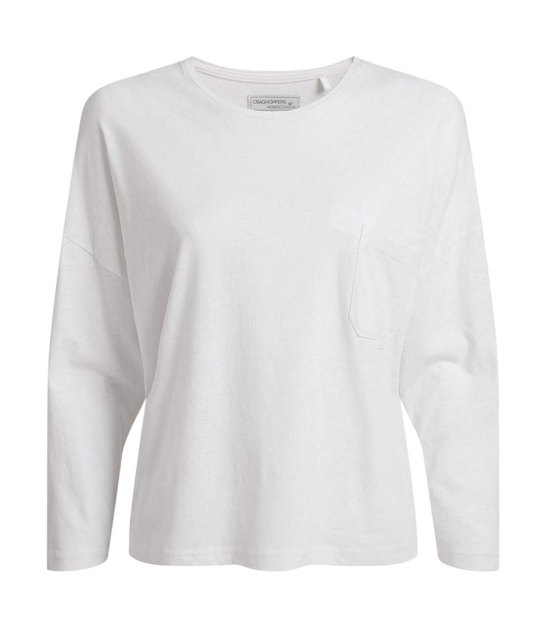 T-shirt Uni Manches Longues Emere Femme Blanc Craghoppers-2